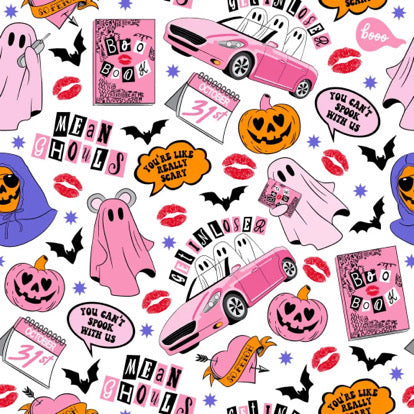 'Mean Girls Halloween' Bandana & Scrunchie Matching Set